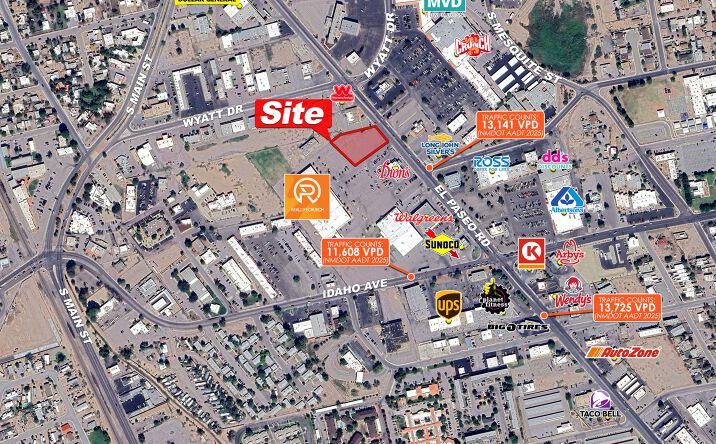 Pictures of Retail property located at NWQ El Paseo Rd & Idaho Ave, Las Cruces, NM 88001 for lease - image #1
