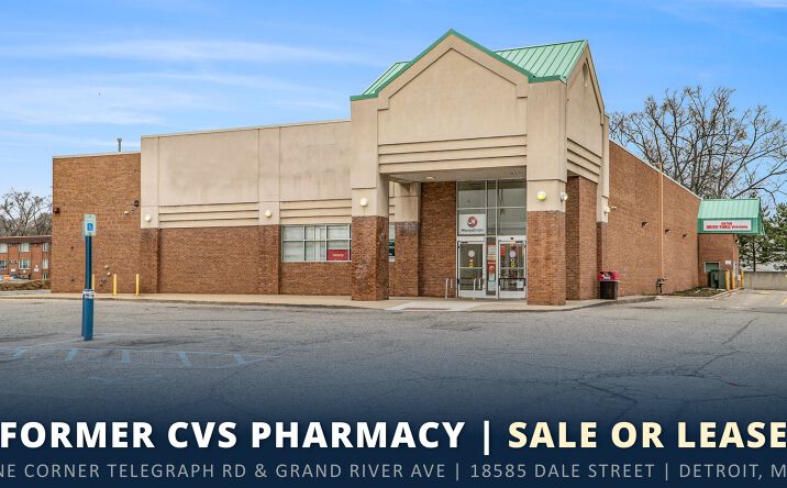 Pictures of Retail property located at 18585 Dale Street, Detroit, MI 48219 for lease - image #1
