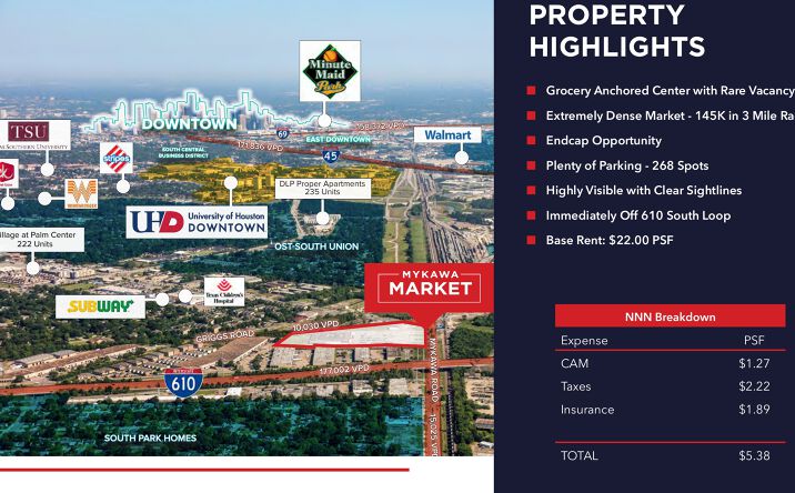 Pictures of Retail property located at 5600 Mykawa Rd, Houston, TX 77033 for lease - image #1