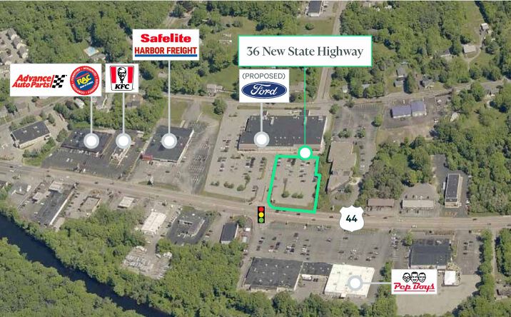 Pictures of Retail, Land property located at 36 NEW STATE HWY, RAYNHAM, MA 02767-5423 for lease - image #1