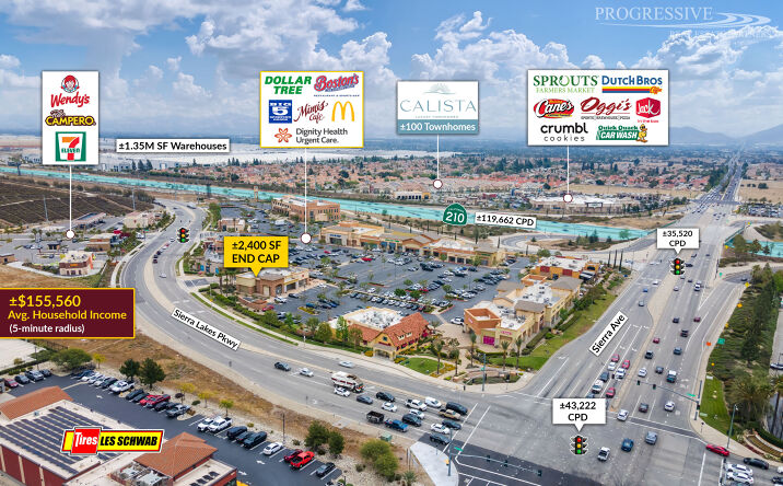 Pictures of Retail property located at 16975 Sierra Lakes Parkway, Fontana, CA 92336 for lease - image #1