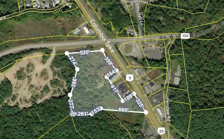 Pictures of Land property located at NYS Route 150 & US Route 9 & 20, South Schodack, NY 12033 for lease - image #1