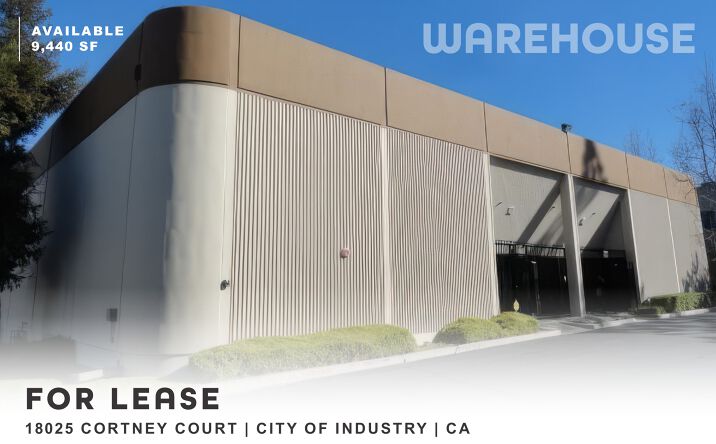 Pictures of Industrial property located at 18025 Cortney Court, City of Industry, CA 91748 for lease - image #1
