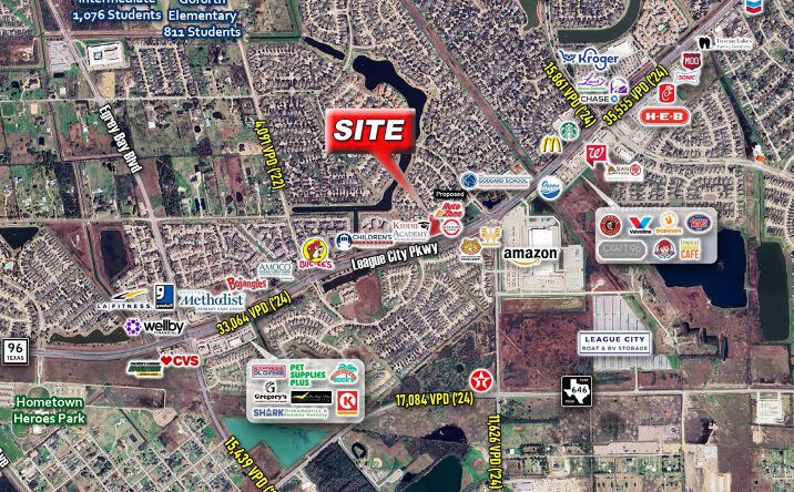 Pictures of Retail, Land property located at 2020 E. League City Pkwy, League City, TX 77573 for lease - image #1
