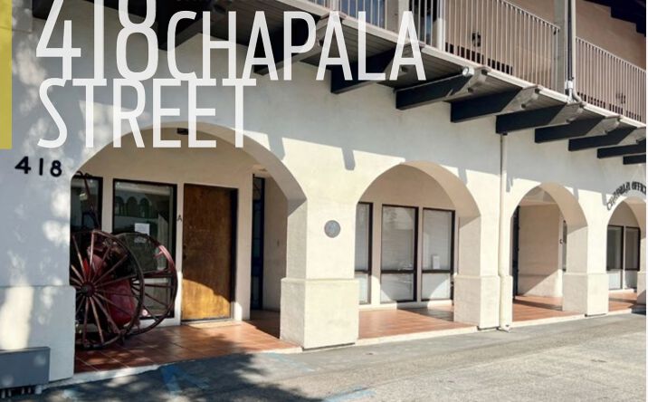 Pictures of Office property located at 418 Chapala Street, Santa Barbara, CA 93101 for lease - image #1