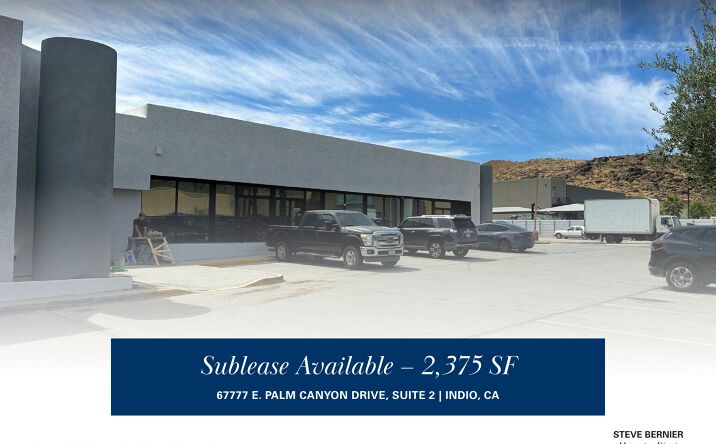 Pictures of Retail, Office property located at 67777 E. Palm Canyon Drive, Suite 2, Indio, CA 92234 for lease - image #1