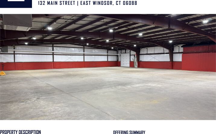Pictures of Industrial property located at 132 Main Street, East Windsor, CT 06088 for lease - image #1