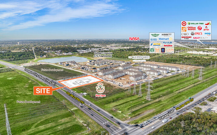 Pictures of Land property located at NEC Of League City Pkwy, Kemah, TX 77565 for lease - image #1