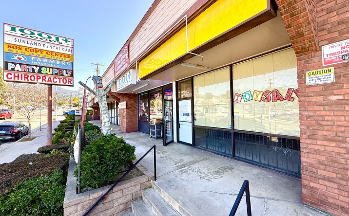 Pictures of Retail, Office property located at 7912 Foothill Boulevard, Los Angeles, CA 91040 for lease - image #1
