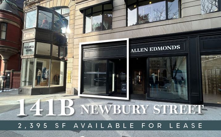 Pictures of Retail property located at 141B Newbury Street, Boston, MA 02116 for lease - image #1