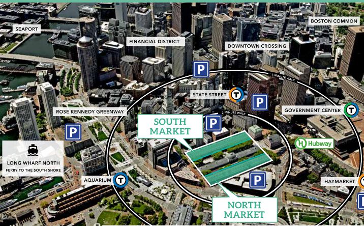 Pictures of Office property located at 1-4 S Faneuil Hall Market, Boston, MA 02109 for lease - image #1