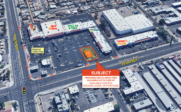 Pictures of Retail property located at 303 E Southern Ave, Mesa, AZ 85210 for lease - image #1