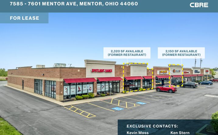 Pictures of Retail, Special Purpose property located at 7593 Mentor Avenue, Mentor, OH 44060 for lease - image #1