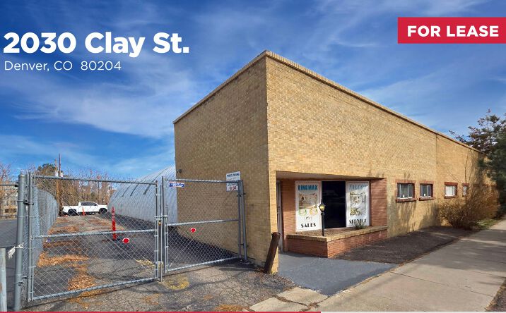 Pictures of Retail, Office, Industrial property located at 2030 Clay Street, Denver, CO 80204 for lease - image #1