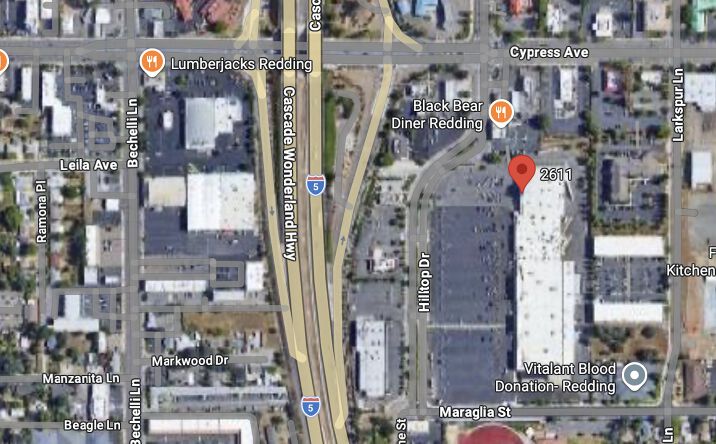 Pictures of Retail property located at 2611 Hilltop Drive, Redding, CA 96002 for lease - image #1