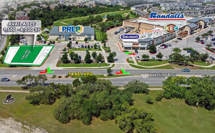 Pictures of Retail property located at 3329 North Lakeline Boulevard, Leander, TX 78641 for lease - image #1