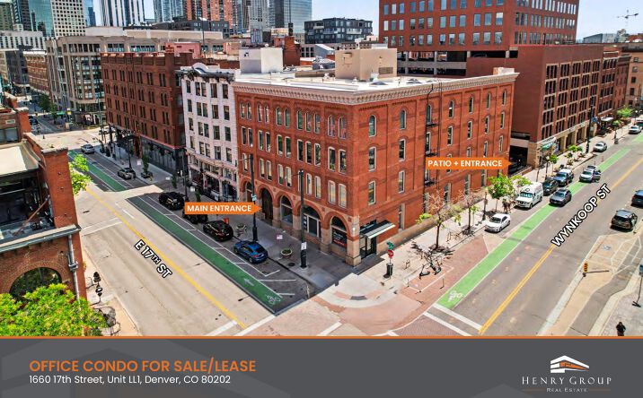 Pictures of Office property located at 1660 17th Street, Unit LL1, Denver, CO 80202 for lease - image #1