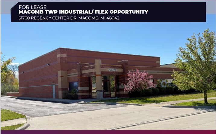 Pictures of Office, Industrial property located at 51760 Regency Center Dr, Macomb, MI 48042 for lease - image #1