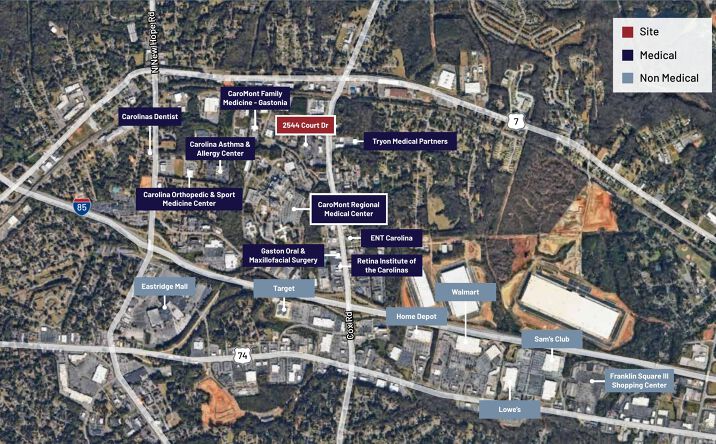 Pictures of Office property located at 2544 Court Drive, Gastonia, NC 28054-7413 for lease - image #1