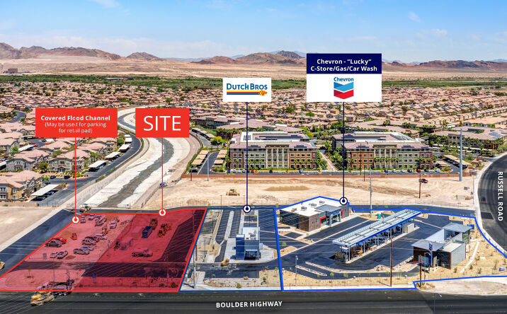 Pictures of Retail, Land property located at Boulder Highway, Las Vegas, NV 89122 for lease - image #1