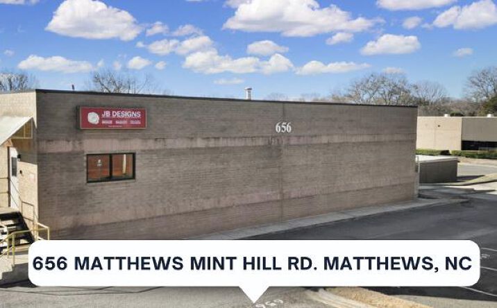 Pictures of Office, Industrial property located at 656 Matthews Mint Hill Rd, Matthews, NC 28105 for lease - image #1