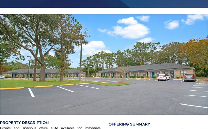 Pictures of Office property located at 550 Balmoral Circle N, Jacksonville, FL 32218 for lease - image #1