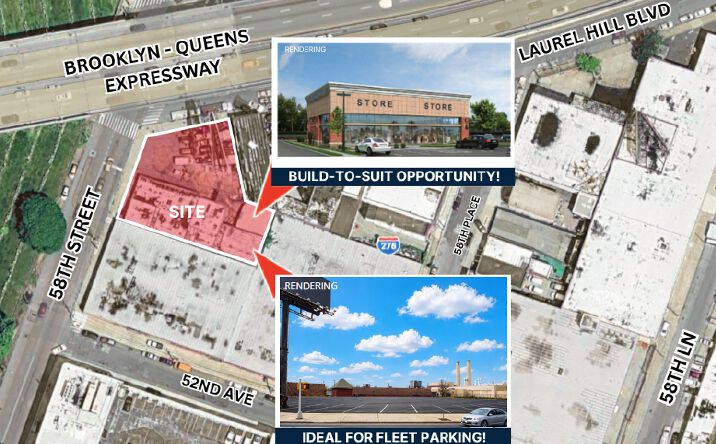 Pictures of Industrial, Land property located at 58-02 LAUREL HILL BLVD WOODSIDE NY 11377, WOODSIDE, NY 11377 for lease - image #1