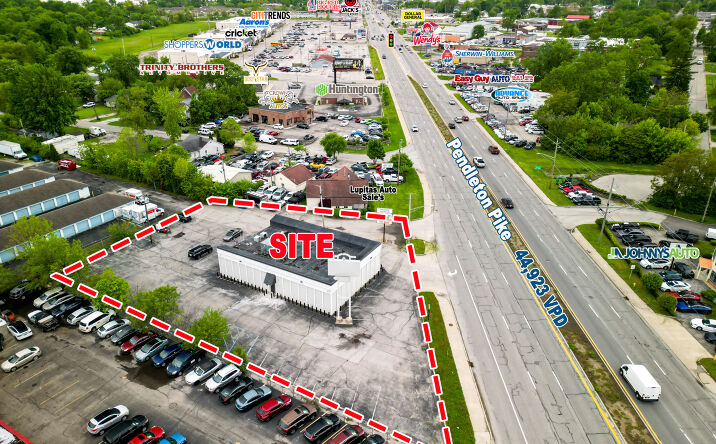 Pictures of Retail property located at 8501 Pendleton Pike, Indianapolis, IN 46226 for lease - image #1