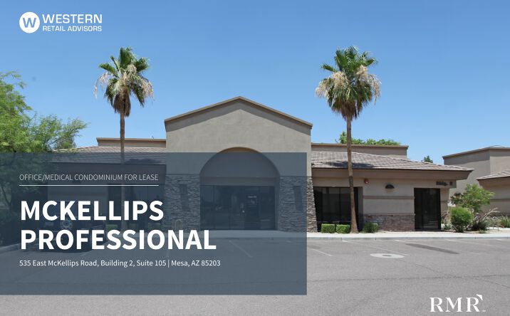 Pictures of Office property located at 535 East McKellips Road, Building 2, Suite 105, Mesa, AZ 85203 for lease - image #1