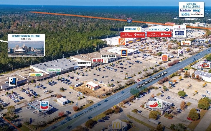 Pictures of Retail property located at 127 Northshore Blvd, Slidell, LA 70460 for lease - image #1