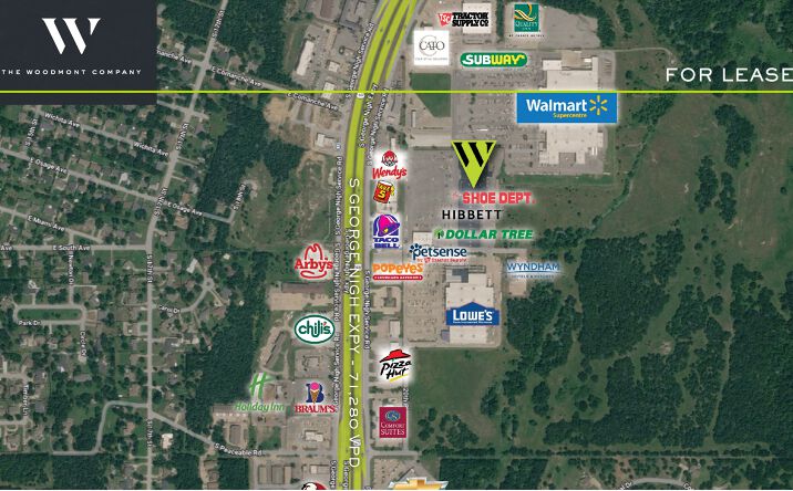Pictures of Retail, Office, Restaurant property located at 502 S. George Nigh Expy, McAlester, OK 74501 for lease - image #1