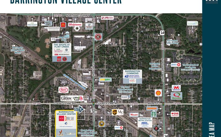 Pictures of Retail property located at SWC Main Street (Lake Cook Road) & Hough Street (Route 59), Barrington, IL 60010 for lease - image #1