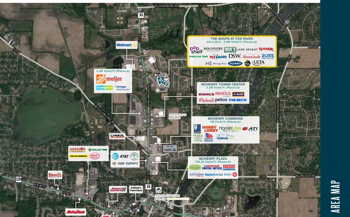Pictures of Retail property located at 2940 Commerce Drive, Johnsburg, IL 60051 for lease - image #1
