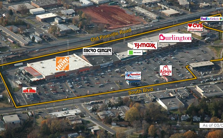 Pictures of Retail property located at 4716 South Blvd, Charlotte, NC 28217 for lease - image #1