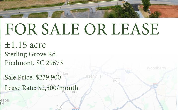 Pictures of Land property located at Sterling Grove Rd, Piedmont, SC 29673 for lease - image #1