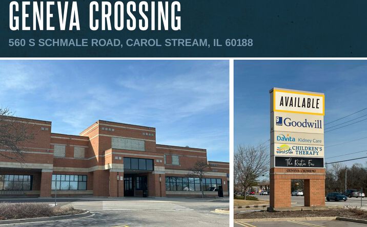 Pictures of Retail property located at 560 S Schmale Road, Carol Stream, IL 60188 for lease - image #1