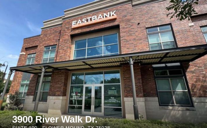 Pictures of Retail property located at 3900 River Walk Dr. Suite 100, Flower Mound, TX 75028 for lease - image #1