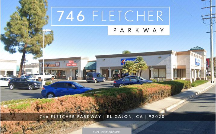 Pictures of Retail property located at 746 Fletcher Parkway, El Cajon, CA 92020 for lease - image #1
