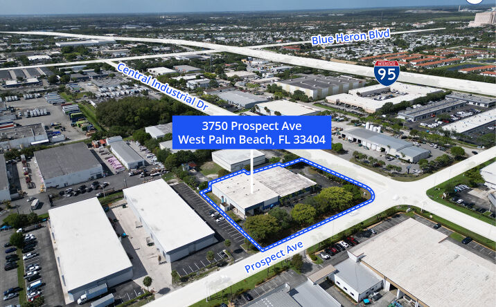 Pictures of Office, Industrial property located at 3750 Prospect Ave, West Palm Beach, FL 33404 for lease - image #1
