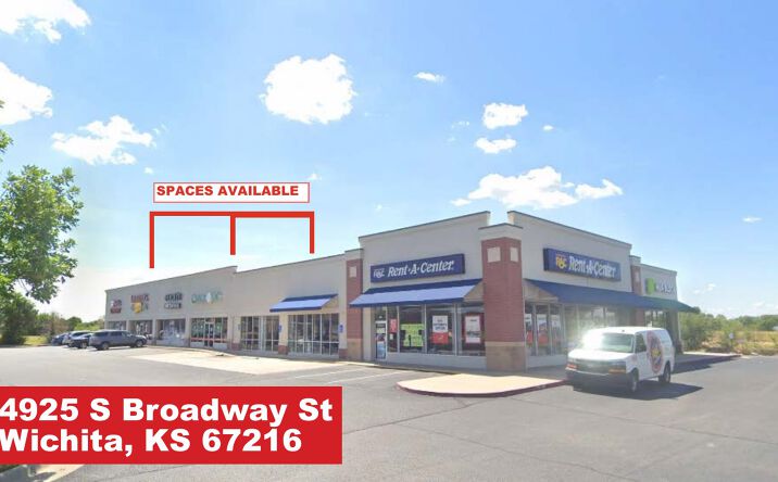 Pictures of Retail property located at 4925 S Broadway St, Wichita, KS 67216 for lease - image #1