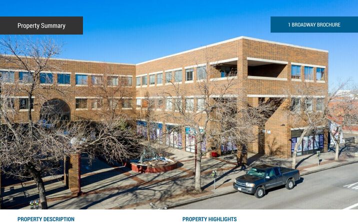 Pictures of Retail property located at 1 Broadway, Suite A100, Denver, CO 80222 for lease - image #1