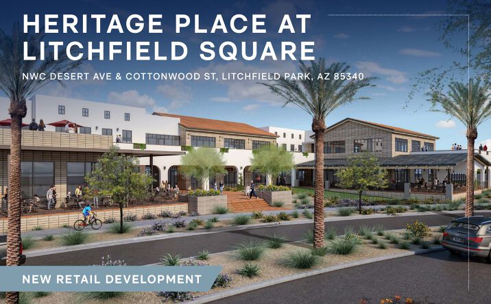 Pictures of Retail property located at NWC Desert Ave & Cottonwood St, Litchfield Park, AZ 85340 for lease - image #1