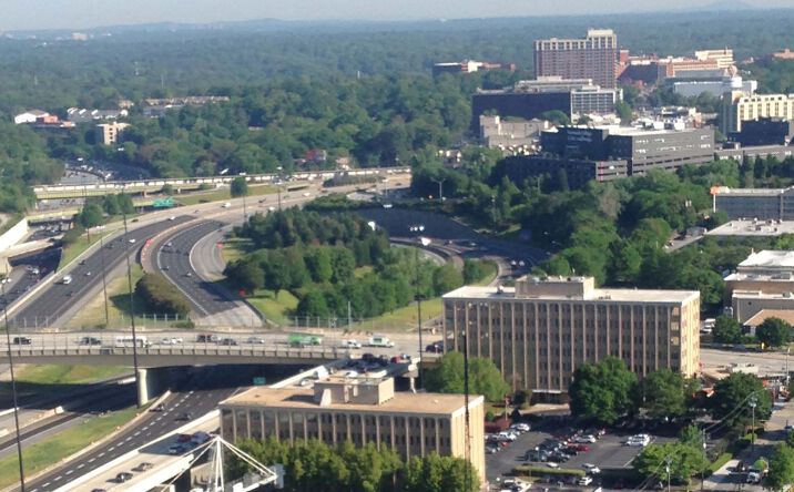 Pictures of Office property located at 1330 and 1350 Spring Street NW, Atlanta, GA 30309 for lease - image #1
