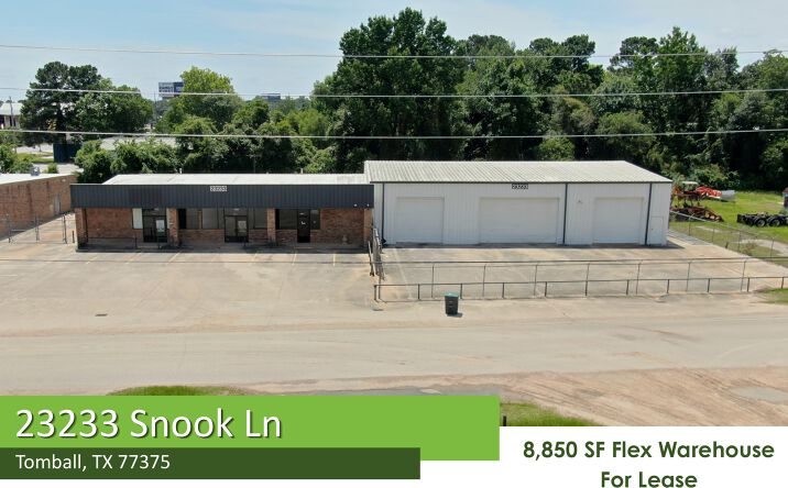 Pictures of Retail, Office, Industrial property located at 23233 Snook Ln, Tomball, TX 77375 for lease - image #1