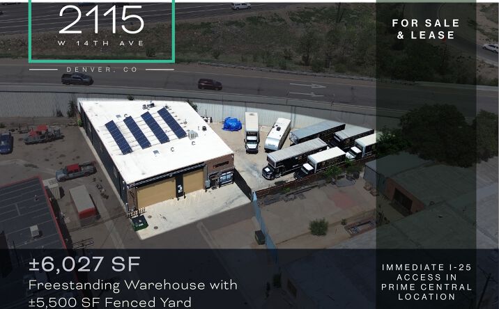 Pictures of Industrial property located at 2115 W 14th Ave, Denver, CO 80204 for lease - image #1