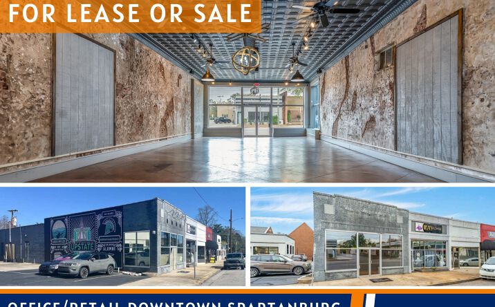 Pictures of Office, Retail property located at 512 E. Main St., Spartanburg, SC 29302 for lease - image #1