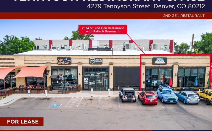 Pictures of Restaurant property located at 4279 Tennyson Street, Denver, CO 80212 for lease - image #1