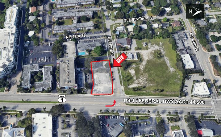 Pictures of Retail, Office, Land property located at 4791 North Federal Highway, Pompano Beach, FL 33064 for lease - image #1
