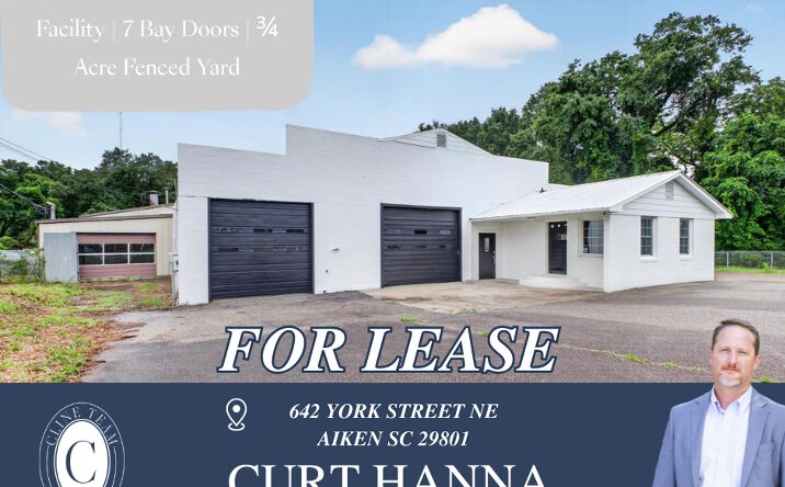 Pictures of Industrial, Special Purpose property located at 642 YORK ST NE, AIKEN, SC 29801-4018 for lease - image #1