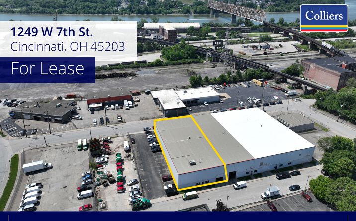 Pictures of Industrial property located at 1249 W 7th St., Cincinnati, OH 45203 for lease - image #1